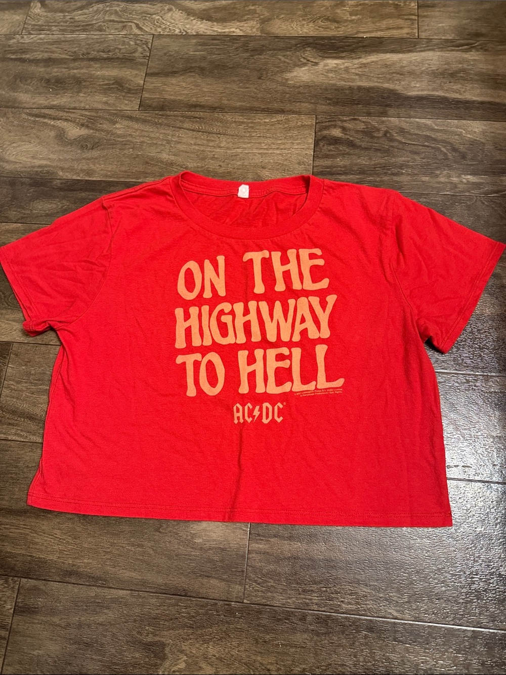 AC/DC Red Kids' 'On The Highway To Hell' Graphic Tee